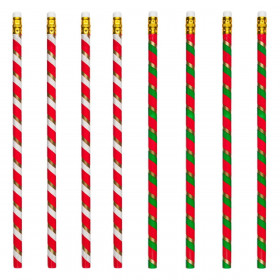 Χριστουγεννιάτικο Σετ Σχολικό Μολύβια με Χρυσό Foil - 8 τμχ.  Χριστουγεννιάτικο Σετ Σχολικό Μολύβια με Χρυσό Foil - 8 τμχ.