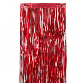 Διακοσμητικό Δέντρου Βροχή Κόκκινη 10x50 cm