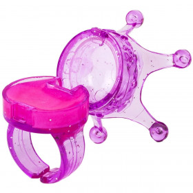 Παιδικά Δαχτυλίδια Κορώνες με Lip Gloss - 3 τμχ. 