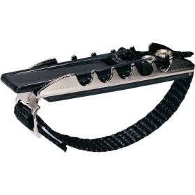 Dunlop Μεταλλικό Καποτάστο με Ιμάντα για Κλασική Κιθάρα Professional Toggle Capo Flat σε Μαύρο ΧρώμαΚωδικός: 14F  Dunlop Μεταλλικό Καποτάστο με Ιμάντα για Κλασική Κιθάρα Professional Toggle Capo Flat σε Μαύρο ΧρώμαΚωδικός: 14F