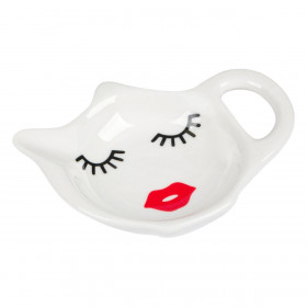 Πιατάκι για Τσάι New Bone Μάτια Χείλη 9.5cm