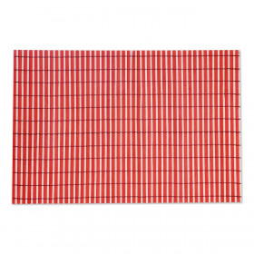 Σουπλά Μπαμπού Ριγέ Κόκκινο Μπεζ 45x30 cm Σουπλά Μπαμπού Ριγέ Κόκκινο Μπεζ 45x30 cm