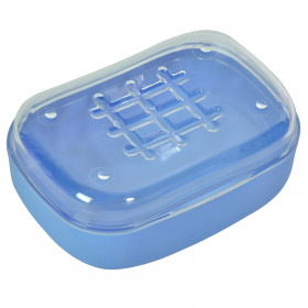 Σαπουνοθήκη Ταξιδίου Μπλε Πλαστική