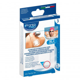 Αυτοκόλλητες Γάζες Αδιάβροχες 7.5x7.5 cm - 3 τμχ.