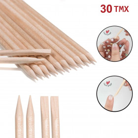 Ξυλάκια Μανικιούρ - Πεντικιούρ 10cm - 30 τμχ. Ξυλάκια Μανικιούρ - Πεντικιούρ 10cm - 30 τμχ.