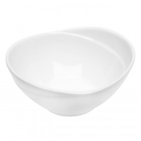 Μπολ Σερβιρίσματος Ξηρών Καρπών - Ντιπ Πορσελάνη Λευκό με Ρίγα 160 ml