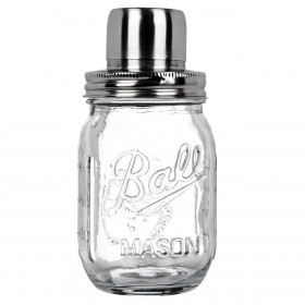 Σέικερ Κοκτέιλ Γυάλινο Μεταλλικό Καπάκι 400 ml.