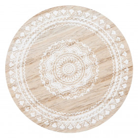 Σουβέρ Καλοκαιρινό Ξύλινο Στρογγυλό Madala 11 cm