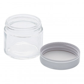 Βαζάκι Γυάλινο Καπάκι Αλουμινίου 50 ml