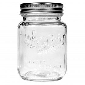 Βαζάκι Γυάλινο με Μεταλλικό Καπάκι 115ml.