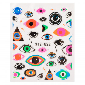 Αυτοκόλλητα Νυχιών Μάτια