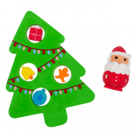 Χριστουγεννιάτικο Σετ Γόμες 6 Σχέδια - 6 τμχ.