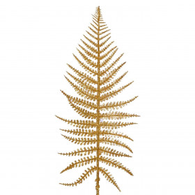 Χριστουγεννιάτικο Διακοσμητικό Κλαδί Φτέρη Χρυσό 71 cm