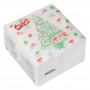 Χριστουγεννιάτικες Χαρτοπετσέτες Λευκές Δέντρο &quot΅We Wish You a Merry Christmas&quot 28x8cm - 50 τμχ.