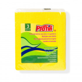 Πετσέτες Καθαρισμού Πολλαπλών Χρήσεων PRATIN 3 τμχ. 
