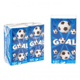 Χαρτομάντηλα Παιδικά Tριών Φύλλων Μπάλα Ποδοσφαίρου - 4 τμχ.