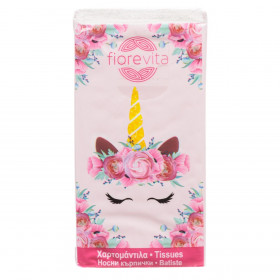Χαρτομάντηλα Παιδικά Τριών Φύλλων Μονόκερος Fiorevita - 4 τμχ.