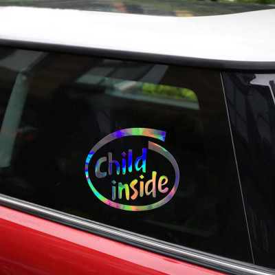 Αυτοκόλλητη Σήμανση Αυτοκινήτου Child Inside 14x13 cm