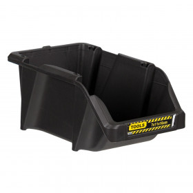 Σκαφάκι Οργάνωσης Εργαλείων Μαύρο 16x11x7 cm