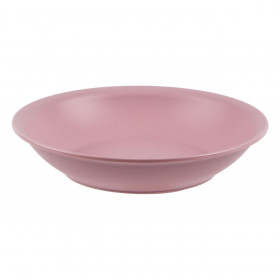 Πιάτο Βαθύ Πλαστικό Powder Pink 18 cm