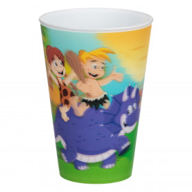 Ποτήρι Πλαστικό 3D Σχέδιο Δεινόσαυροι 400 ml 
