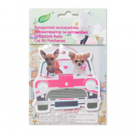 Αρωματικό Αυτοκινήτου Βανίλια Σχέδιο Σκυλάκια