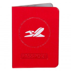 Θήκη Διαβατηρίου Κόκκινη 10x13.8 cm