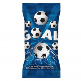 Υγρομάντηλα Μπάλα Ποδοσφαίρου - 20 τμχ.