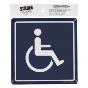 Αυτοκόλλητη Σήμανση ΑΜΕΑ 15x15 cm