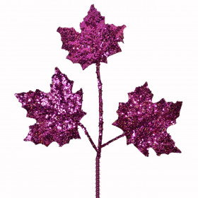 Χριστουγεννιάτικο Κλαδί Φούξια 17 εκ.