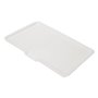 Δίσκος Στεγνώματος Πλαστικός Λευκός Ανάγλυφες Ρίγες 45x31x3 cm