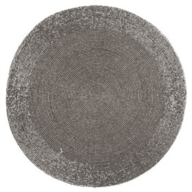 Χριστουγεννιάτικο Σουπλά Ασημί Χάντρες 30cm Χριστουγεννιάτικο Σουπλά Ασημί Χάντρες 30cm