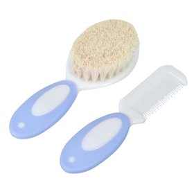 Βρεφικό Σετ Χτένα Βούρτσα Γαλάζιο
