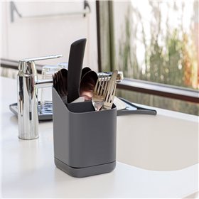 Θήκη Στεγνώματος για Μαχαιροπίρουνα Πλαστική Γκρι Ανθρακί 10.5x11x18 cm