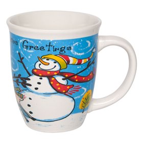 Κούπα Κεραμική Χριστουγεννιάτικες Φιγούρες 370 ml