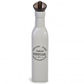 Δοχείο Ξυδιού Γυάλινο Λευκό Country Home 250 ml