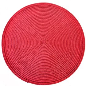 Σουπλά Πλαστικό Στρογγυλό Κόκκινο 30 cm Σουπλά Πλαστικό Στρογγυλό Κόκκινο 30 cm