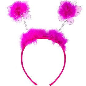 Αποκριάτικη Στέκα με Ροζ Πεταλούδες