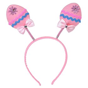 Στέκα Αυγουλάκια Ροζ με Φιόγκο