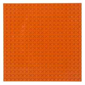 Βάση για Τουβλάκια Κατασκευών Καφέ 16x16 cm