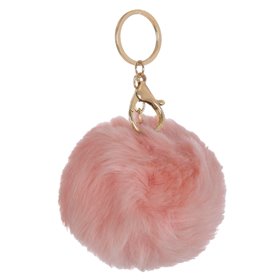 Μπρελόκ Πον Πον Dusty Pink 10cm Μπρελόκ Πον Πον Dusty Pink 10cm