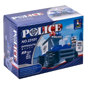 Τουβλάκια Αστυνομικό Όχημα (33 Κομμάτια)