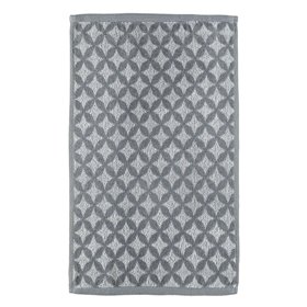 Πετσέτα Κουζίνας Γκρι Λευκοί Ρόμβοι 35x60 cm