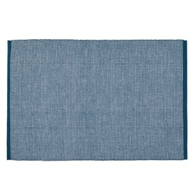 Σουπλά Βαμβακερό Πετρόλ Ανάγλυφη Ρίγα 43x30 cm