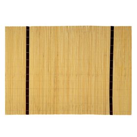 Σουπλά Μπαμπού Καφέ Ρίγες 45x30 cm Σουπλά Μπαμπού Καφέ Ρίγες 45x30 cm