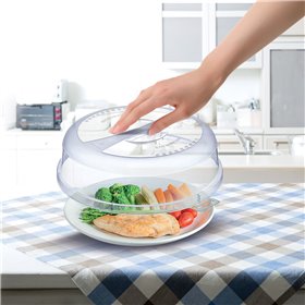 Καπάκι Πλαστικό Διάφανο για Φούρνο Μικροκυμμάτων 24.5x7.5cm