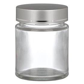 Βαζάκι Γυάλινο Καπάκι Αλουμινίου 100 ml