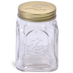 Βαζάκι Γυάλινο Μεταλλικό Καπάκι 480 ml.