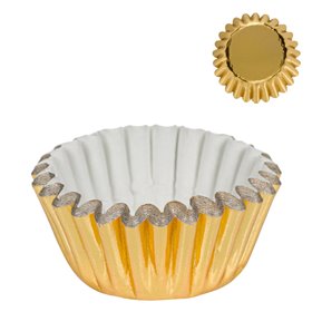 Χάρτινες Φόρμες Ζαχαροπλαστικής Χρυσό 5.5 cm - 100 τμχ. Χάρτινες Φόρμες Ζαχαροπλαστικής Χρυσό 5.5 cm - 100 τμχ.