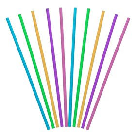 Καλαμάκια Πλαστικά Χρωματιστά Επαναχρησιμοποιούμενα 5x210 mm - 50 τμχ. Καλαμάκια Πλαστικά Χρωματιστά Επαναχρησιμοποιούμενα 5x210 mm - 50 τμχ.